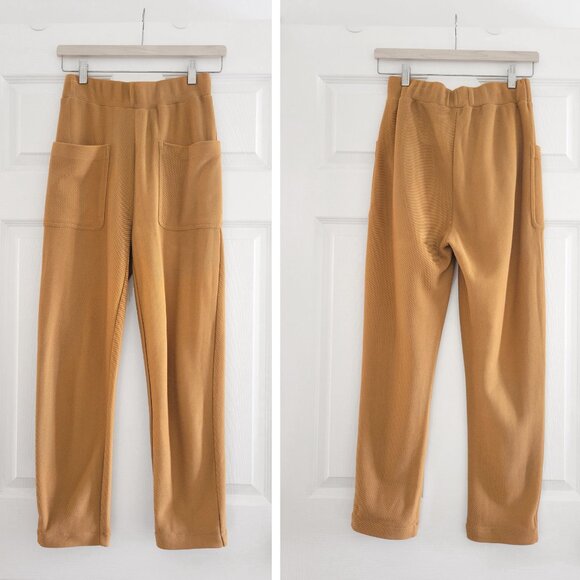 NWT Madewell twill jacquard tapered pants in toffee - Picture 5 of 5